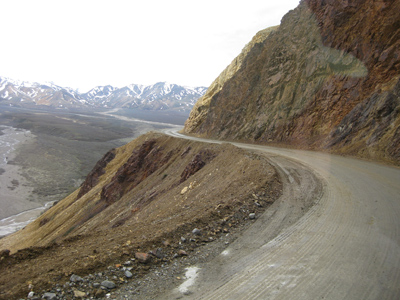 På vej gennem Polycrome Pass