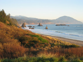 Oregons kyst i efterårsfarver